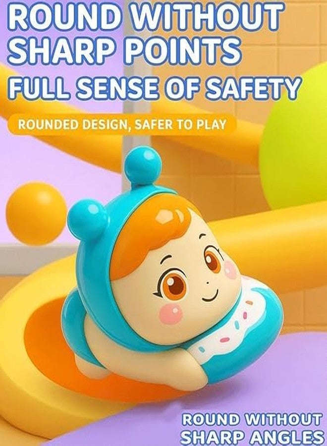 ACROWN ألعاب حيوانات لطيفة للأطفال من أكراون، لعبة دودة حسية ملونة تعمل بالزنبرك، مجسمات حشرات للأولاد والبنات متعددة الألوان (مرحباً بالدمية) - Image 3